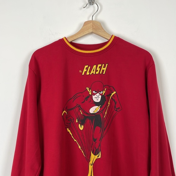 The Flash The Souled Store Mens XL Long Sleeve Pullover Cotton Blend Sweatshirt - Picture 3 of 10